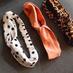 Bandeau hand bands set of 3